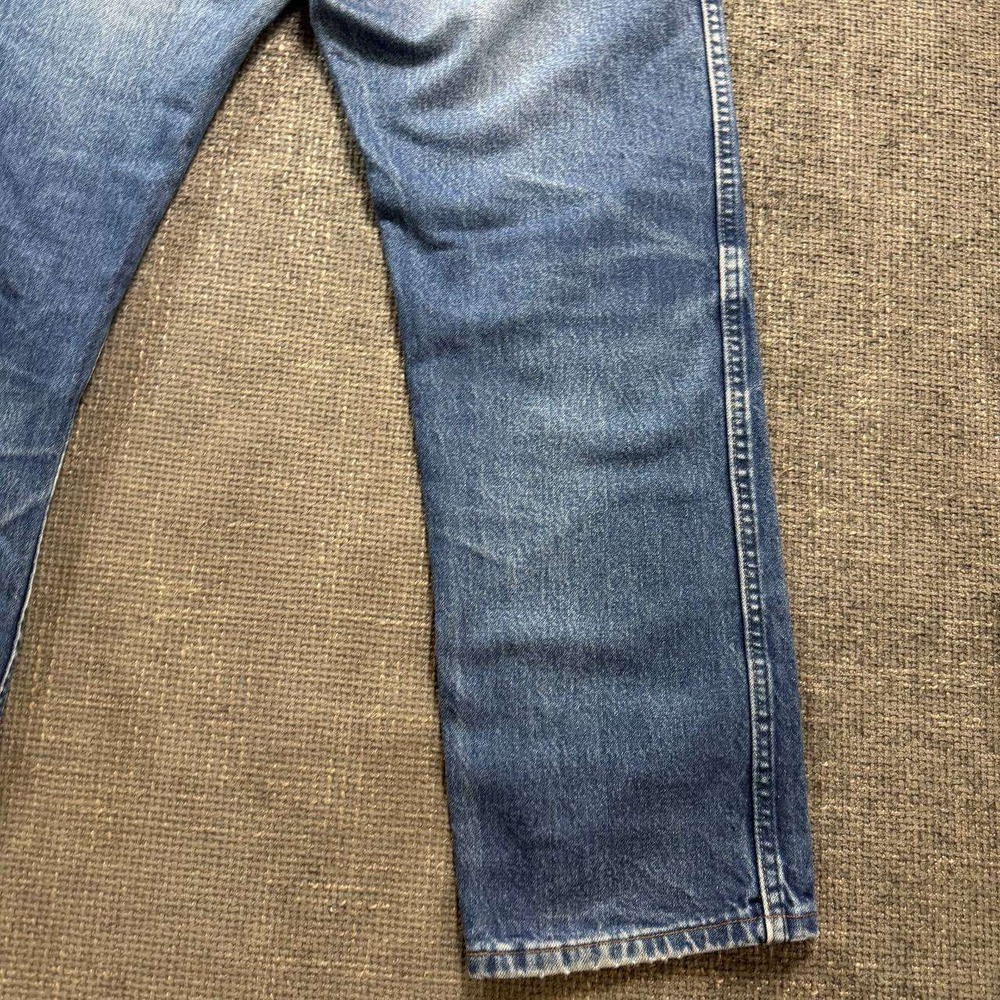 Wrangler Cowboy Cut Jeans Mens 33x30 Blue Medium Wash Straight Leg Vintage 90s - Picture 3 of 16